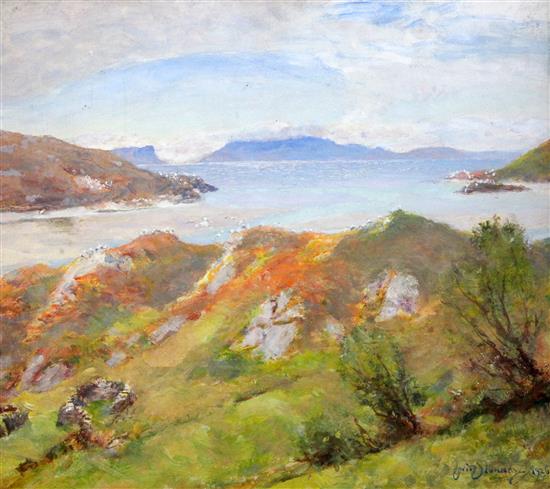 Sir David Murray (1849-1933) Scottish coastal landscape, 15 x 17in.